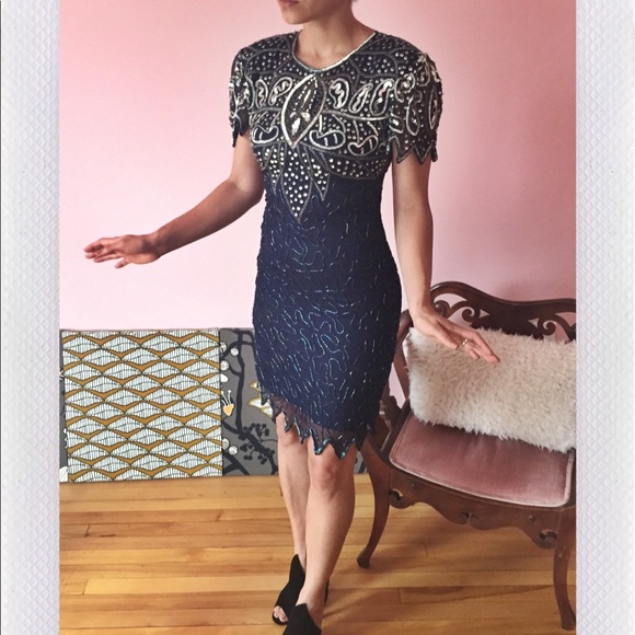 Vintage cocktail dress - Picture 3 of 4